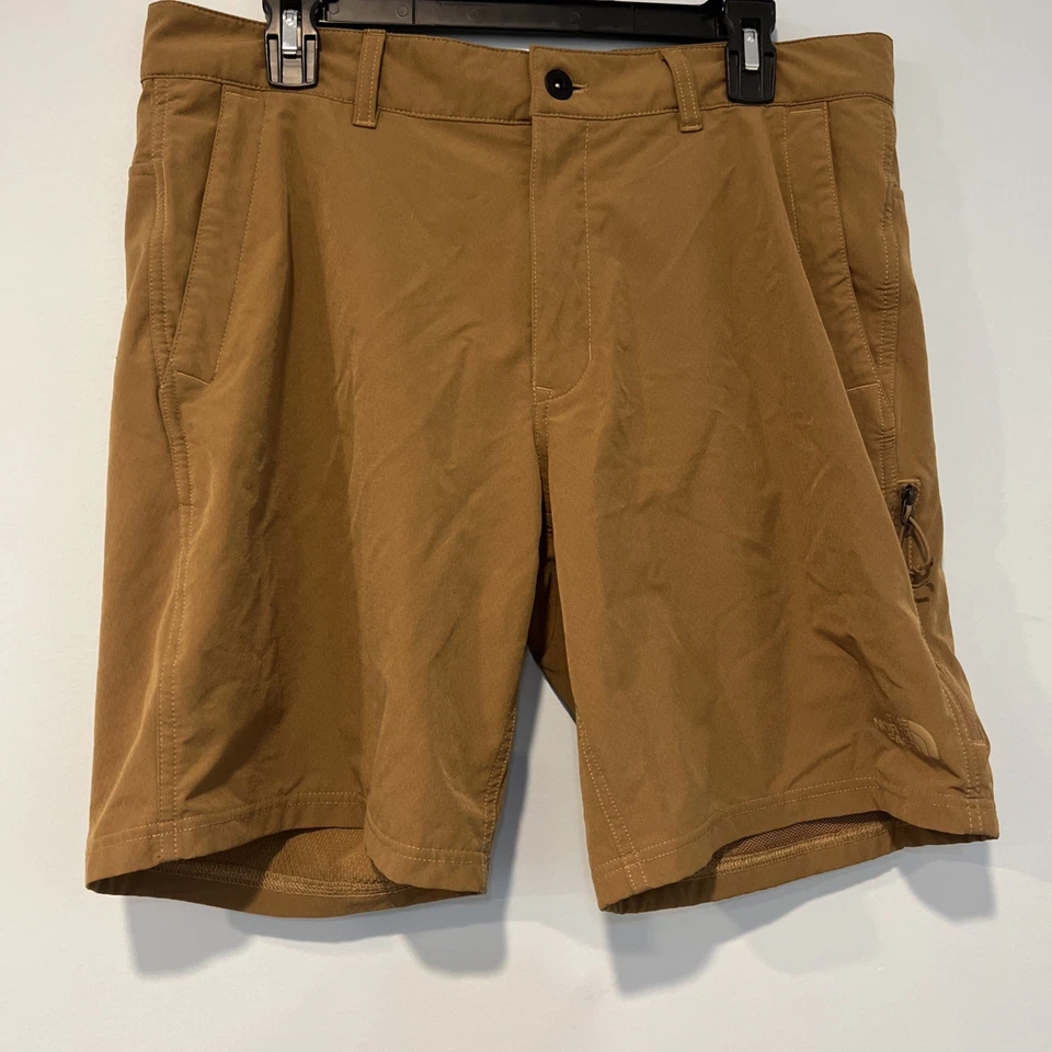 Pantalones Cortos The North Face Rolling Sun Flash Dry Para Hombre 34 Marrón Empacable Elastizados Foto 1 de 4