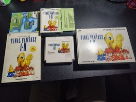 Extremely rare Final Fantasy I & II with special strategy guide Famicom Japan
