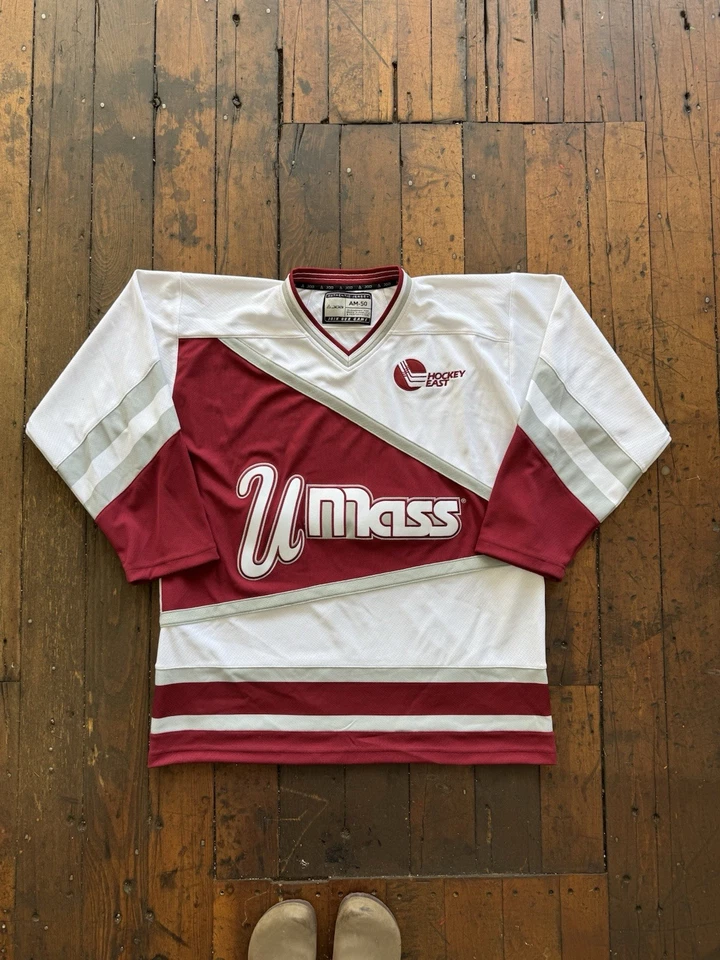 UMass Hockey East Jersey / JOG Hockey Jersey / Vintage - Image 1 of 4
