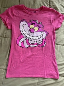 Mädchen Kinder Große 11-13 Rosa Disney Grinsekatze Alice im Wunderland Shirt NEU - Bild 1 von 3