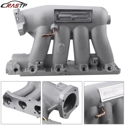 Silver K20 K24 K24A2 RBC Intake Manifold Racing K-Series for Honda Acura TSX - Image 1 of 4