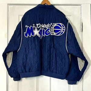 Chaqueta Bomber Orlando Magic Seda Con Capucha JH Seda XL Multicolor De Colección NBA 90s - Imagen 1 de 7