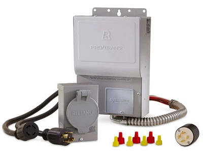 Kit de interruptor de transferencia manual de alimentación de respaldo Reliance 306LRK 30 amperios precableado 6 circuitos Foto 1 de 3