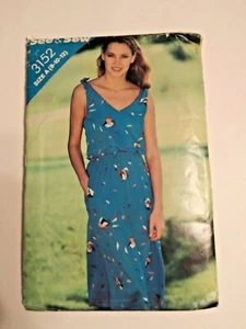 Patrón de vestido Butterick # 3152, talla A (8-10-12) - sin cortar - Imagen 1 de 1