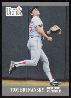 1991 Fleer Ultra #29 Tom Brunansky Boston Red Sox - Image 1 of 2