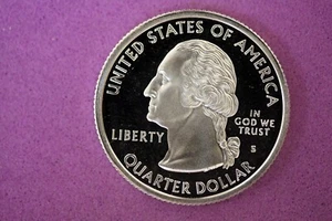 1999 - S PROOF "DELAWARE" STATEHOOD Washington Quarter! #J25511 - Picture 1 of 2