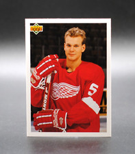 1991-92 Upper Deck NIKLAS LIDSTROM Young Guns Checklist Rookie Card #584