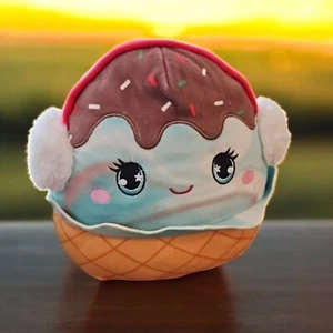Maya the Mint Squishmallow Gelato Sundae Paraorecchie 10" x 8" Kelley Giocattolo - Foto 1 di 8