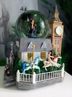 Palla Di Neve MARY POPPINS (con Luce,Orologio,Carillion e Movimento) Disney EXCL