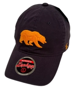 Zephyr NCAA California Golden Bears “Scholarship" Washed Curved Bill ADJ Hat NWT - Picture 1 of 6