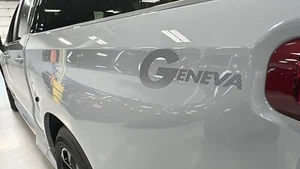 OEM Chevy Silverado Geneva By Sherrod Bedside Vinyl Decals 2PC Set New - Picture 1 of 5