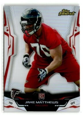 Jake Matthews Atlanta Falcons 2014 Finest Refractors #136 - Image 1 of 2