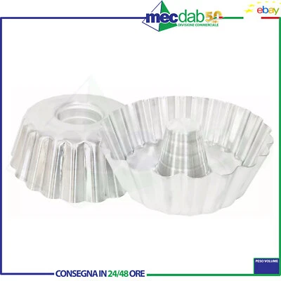 Stampo Forma Babà in Alluminio Per Forno Uso Professionale - Pentalux - Immagine 1 di 4