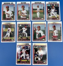 2005 Topps Washington Nationals Team Set (10 cards) MT