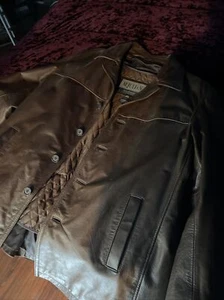 very Good Condition Donnie Brasco Type Leather Jacket - Picture 1 of 3