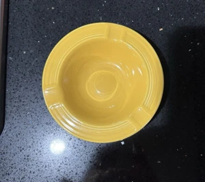 Fiesta Vintage Yellow Ashtray~Fiestaware Nice! - Picture 1 of 3