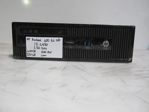 HP ProDesk 400 G1 SFF i5-4590 3.3GHZ 4GB/320GB DVD/RW LINUX PC - Picture 1 of 5