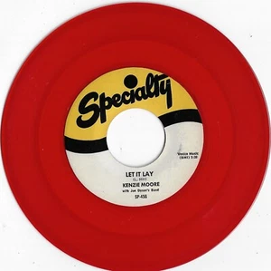 KENZIE MOORE let it lay / i don't know U.S. SPECIALTY 45rpm RED VINYL XSP-456 - Picture 1 of 2