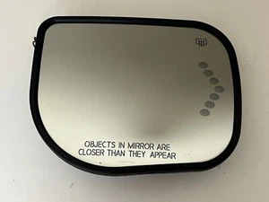 NISSAN TITAN ARMADA QX56 2007 PASSENGER RIGHT SIDE MIRROR GLASS HEAT AUTO DIM - Picture 1 of 4