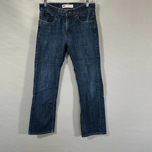 Levis  505 Jeans Boys 16 R Medium Wash Cotton Straight Leg Pockets Logo 28 X 28 - Picture 1 of 9