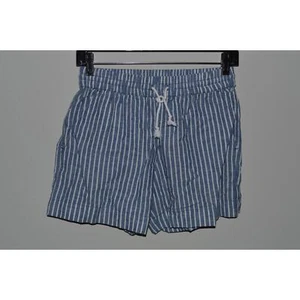 New Beach Lunch Lounge Shorts Blue White pinstripe XS nantucket drawstring - Picture 1 of 2
