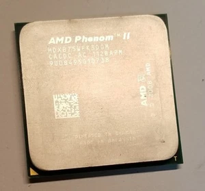 AMD Phenom II X 3 B75 3GHz Triple-Core Processor, HDXB75WFK3DGM, AM3, US SELLER - Picture 1 of 1