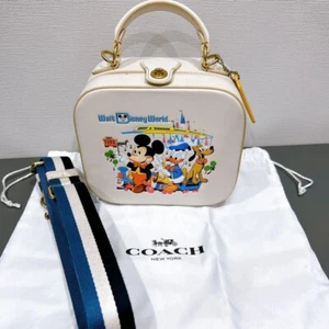 Try on only Coach Disney World 50th Anniversary Shoulder Bag COACH JP - Picture 1 of 12