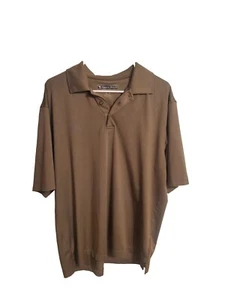 Pebble Beach Mens Polo Shirt Green Casual Golf Size Large Performa - Picture 1 of 6