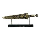 Mycenaean Dagger Sword Ancient Greek Real Bronze Metal Art Sculpture Museum Copy