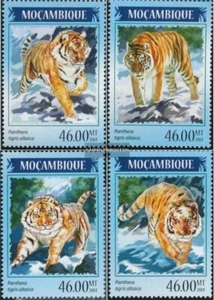 Stamps Mosambik 2014 Mi 7375-7378 MNH 2014 Tiger - Picture 1 of 1