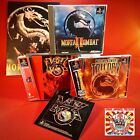 Lot 3 Set Mortal Kombat 2 3 Trilogy W/Sticker Playstation Ps Ps1 Sony Mk Japan