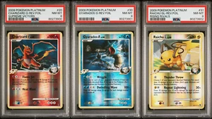 PSA 8 Pokemon Holo Trio~ Charizard G 20/147 Gyarados G 30/127 Raichu *SEQUENTIAL - Picture 1 of 3