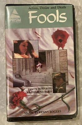 Fools (VHS, 1970) Jason Robards Katherine Ross, Rare Prism clamshell - Image 1 of 3