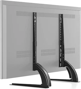 Universale Supporto Piedistallo TV Stand Da Tavolo per TV LED LCD QLED OLED 20 a - Foto 1 di 12