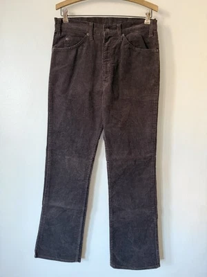 Pantalones De Colección Años 80 Levi’s 517 Pana Blanco Tab Talón Cremallera Bootcut Marrón 32x32 Foto 1 de 4