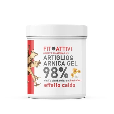 Artiglio e Arnica Effetto Caldo 98% Gel 550ml FITOATTIVI - Immagine 1 di 4