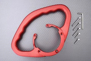 Red Anodized Aluminum Passenger Hand Grip CFMOTO 650NK / 650 NK 2022-2024 - Picture 1 of 5