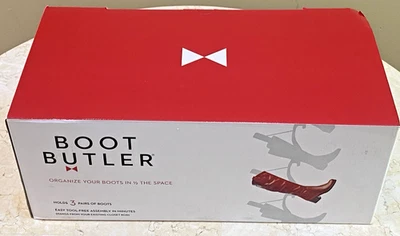 Boot Butler The Original Hanging Boot Rack & Boot Shaper Black/Chrome BRAND NEW! - Image 1 of 4
