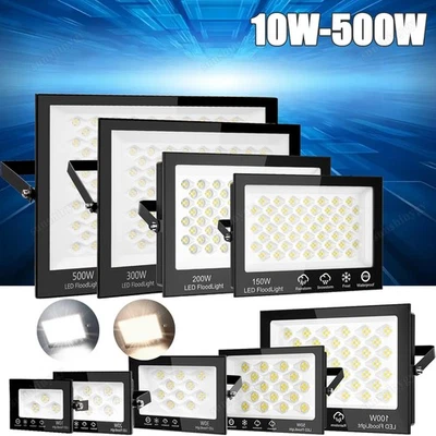 WZTO Faretto LED proiettore 10W 20W 30W 50W 100W 200W 300W 500Watt faro esterno DE