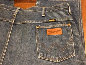 Vintage Wrangler Jeans Cowboy Cut Rodeo Western 912PW Actual Size Mens 42x32 - Picture 1 of 9