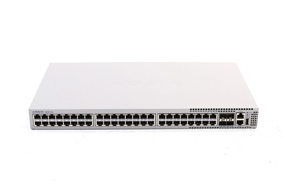 Arista DCS-7010T-48 48-Ports Gigabit 4x 10GbE SFP Network Switch Tested - Image 1 of 3