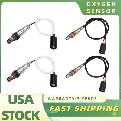 Sensor de oxígeno ascendente+abajo 4 piezas para Infiniti M56 QX56 2011-2013 Q70 QX80 2014 5,6 L V8 Foto 1 de 4