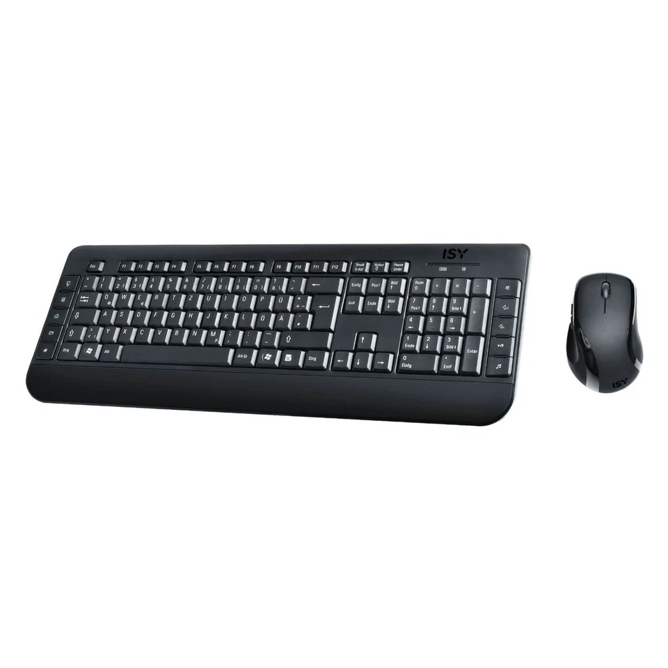 ISY IDE 3100 Tastatur und Maus schwarz  - Bild 1 von 1