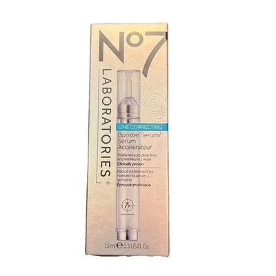 Suero potenciador corrector de línea No7 Laboratories - 0,5 fl oz sellado de fábrica. Foto 1 de 4