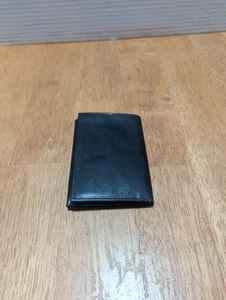 Buxton Genuine Kidskin Leather Bi-fold Black Wallet New - Picture 1 of 5