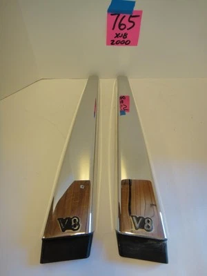 Jaguar XJ8 1998-2003 V8 B Pillar Chrome Trim Pair LH RH Used OEM Part #765 - Изображение 1 из 4