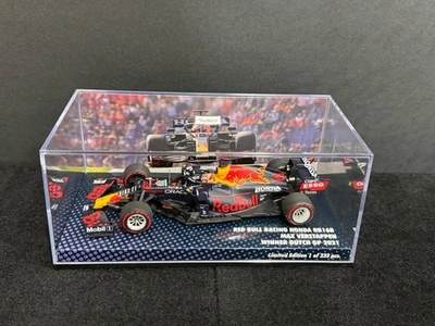 Minichamps F1 1:43 Red Bull RB16B Max Verstappen ganador GP de Holanda 2021, LE Foto 1 de 4