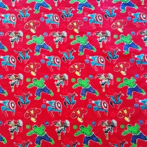 Marvel Comics Pillowcase The Hulk, Thor, Iron Man, Spider-Man & Captain America - Picture 1 of 1