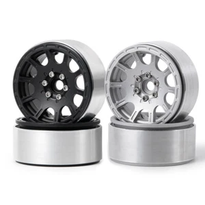 FLYXM 4x aleación Beadlock 1,9 pulgadas llanta de rueda para 1/10 RC TRX-4 SCX10 AXI03007 CC01 - Imagen 1 de 15