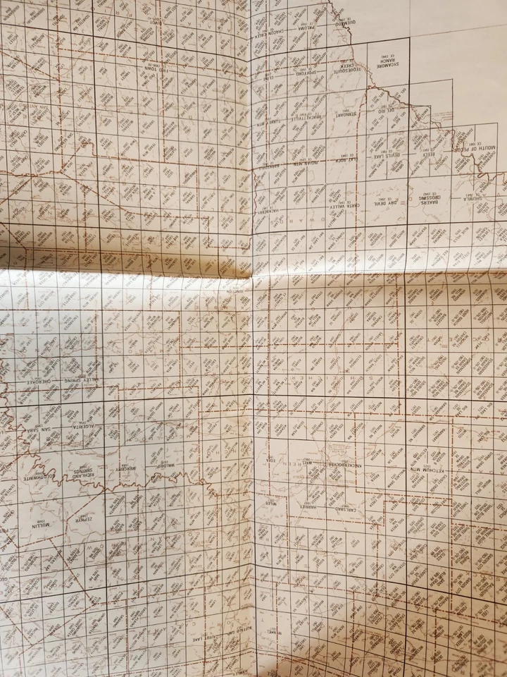 USGS Index to Topographic Maps of Texas Geological Survey April 1979 - Image 1 of 1
